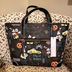 NWT Dooney and Bourke Disney Mickey Minnie New York Tote